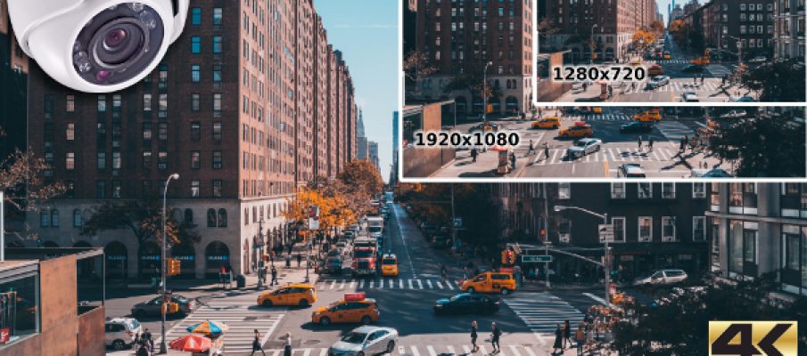 4K CCTV Camera Image Illustration