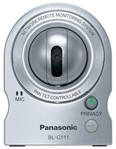 Panasonic BL-C111 mini network security camera with Remote Pan/Tilt and Zoom Control